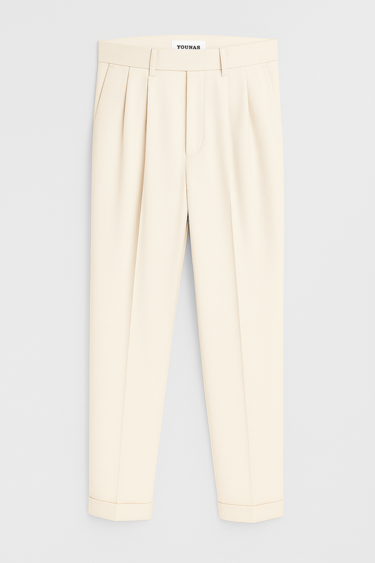 RIVERIA PEALED TROUSERS - YOUNAS - OLD MONEY