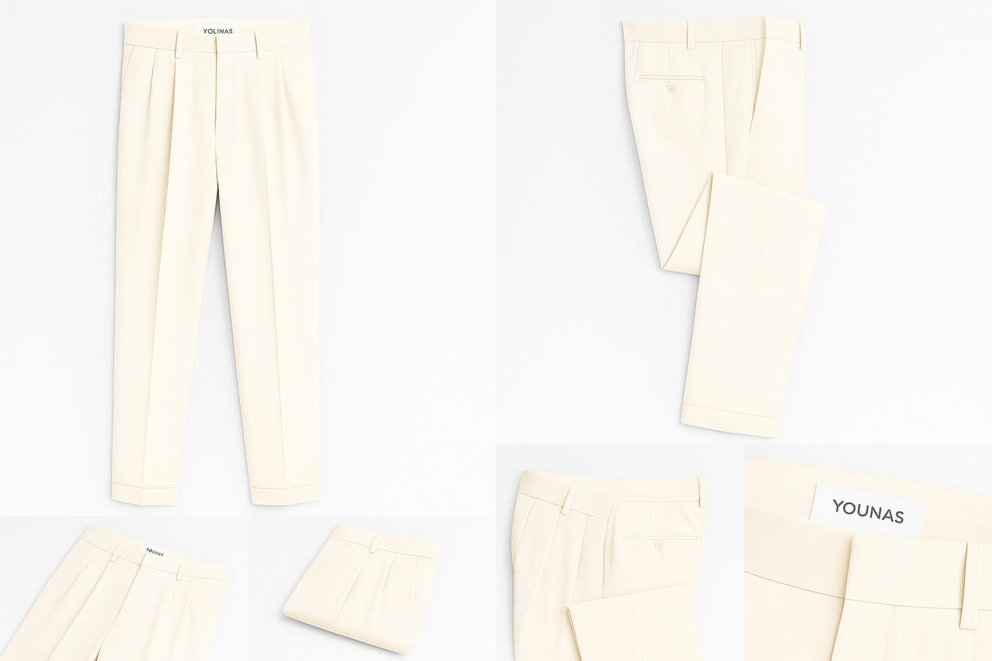 RIVERIA PEALED TROUSERS - YOUNAS - OLD MONEY
