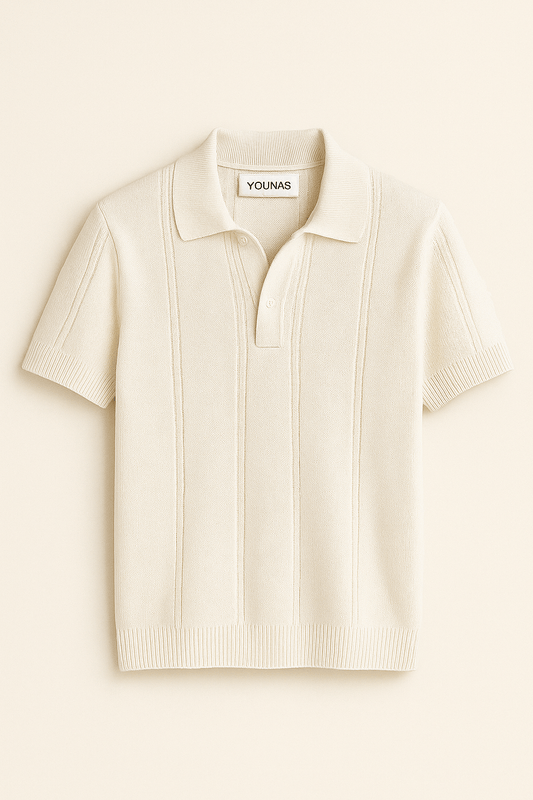 STOCKHOLM HVIT - POLO SHIRT - YOUNAS - OLD MONEY