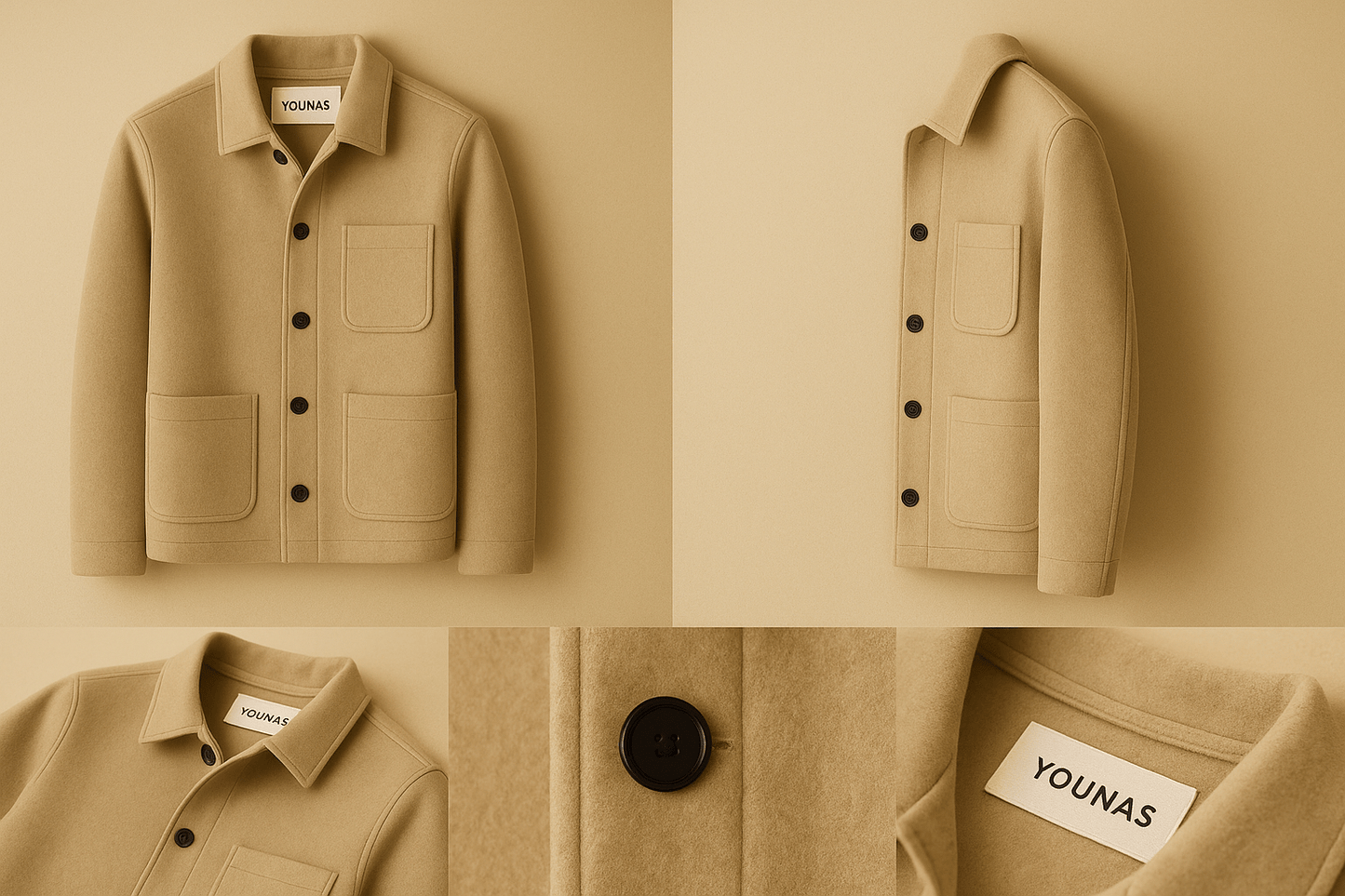 STOCKHOLM - SHIRT COAT - YOUNAS - OLD MONEY
