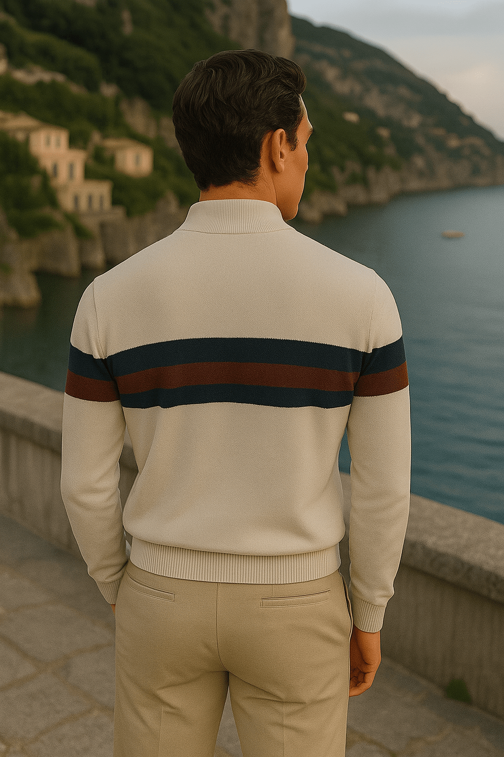 YACHT CLUB QUARTER ZIP - YOUNAS - OLD MONEY
