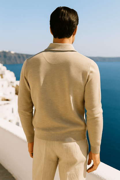 OAT QUARTER ZIP - YOUNAS - OLD MONEY
