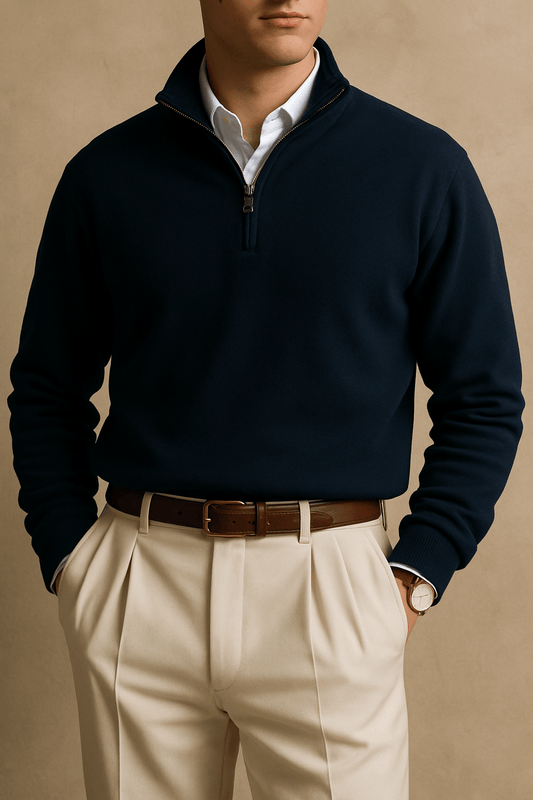 OLD MONEY - QUARTER ZIP - YOUNAS - OLD MONEY