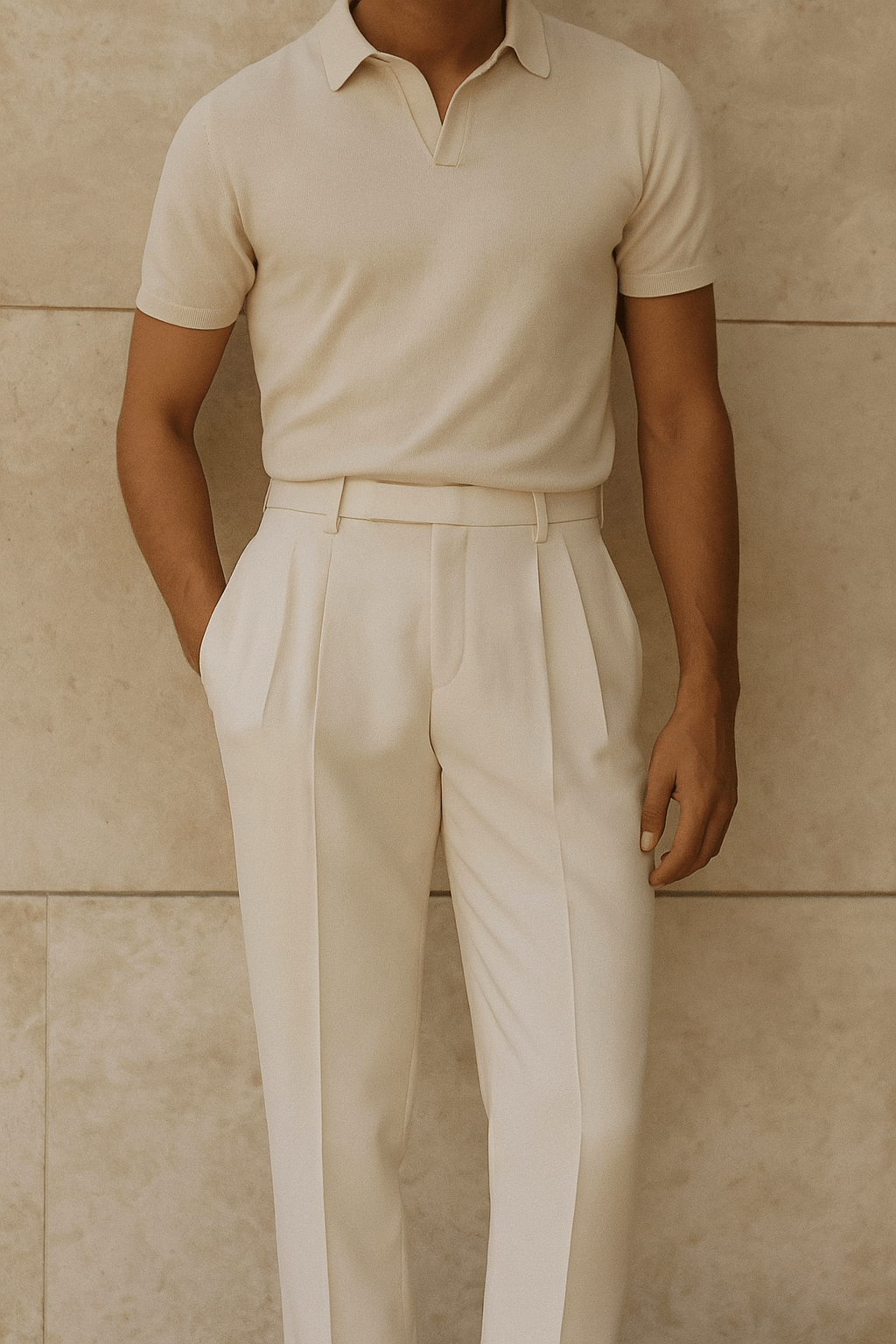 RIVERIA PEALED TROUSERS - YOUNAS - OLD MONEY