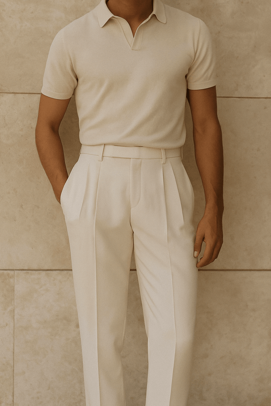 RIVERIA PEALED TROUSERS - YOUNAS - OLD MONEY
