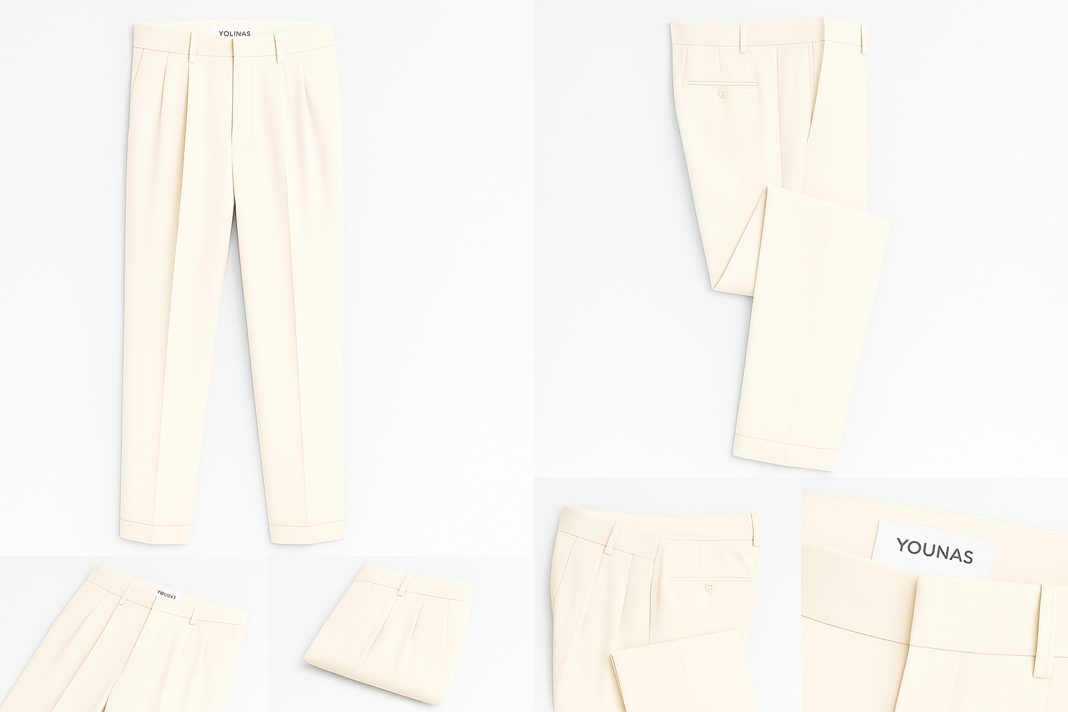 RIVERIA PEALED TROUSERS - YOUNAS - OLD MONEY