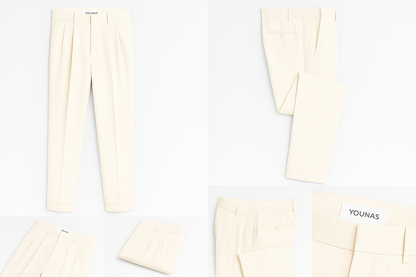 RIVERIA PEALED TROUSERS - YOUNAS - OLD MONEY