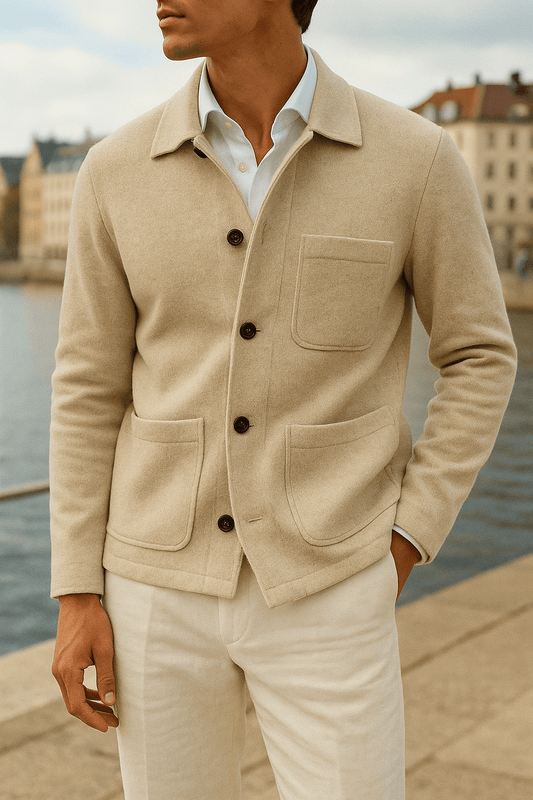 STOCKHOLM - SHIRT COAT - YOUNAS - OLD MONEY