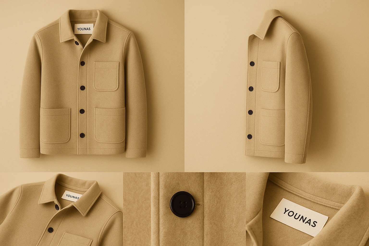 STOCKHOLM - SHIRT COAT - YOUNAS - OLD MONEY