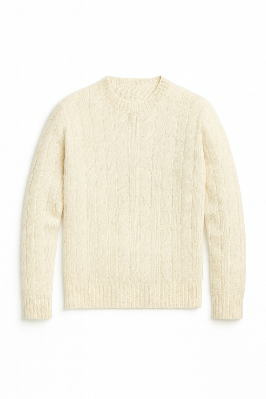 Wool Braided Sweater - YOUNAS - OLD MONEY