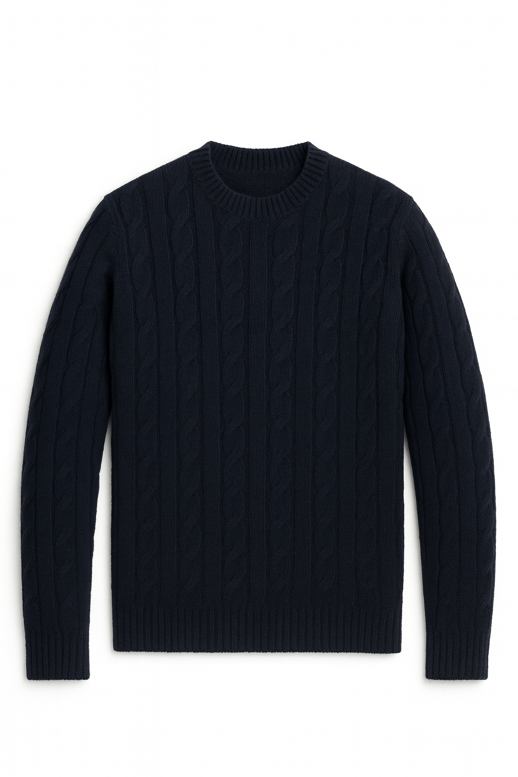 Wool Braided Sweater - YOUNAS - OLD MONEY
