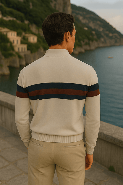 YACHT CLUB QUARTER ZIP - YOUNAS - OLD MONEY
